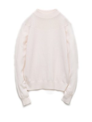 【emmi atelier】メッシュニットプルオーバー