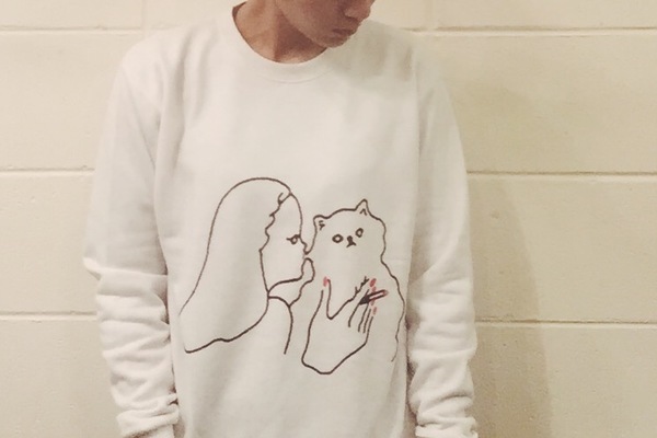 CAT & GIRL Sweat Shirts