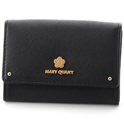 エンボスレザーカードケース マリークワント