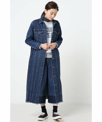 DENIM ロングジャケット