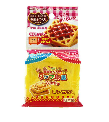 簡単レンジでワッフル風 