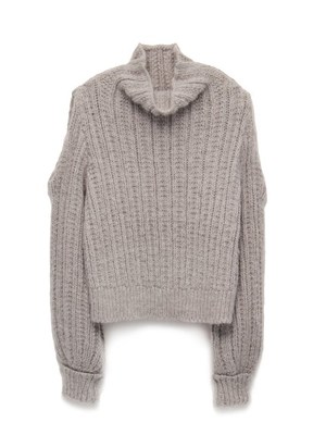 オープンショルダーニットプルオーバー