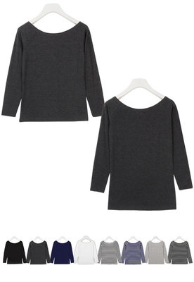 オフショルロングTシャツ