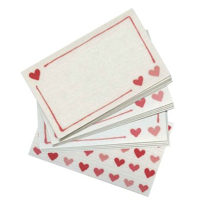 ハート メッセージカード