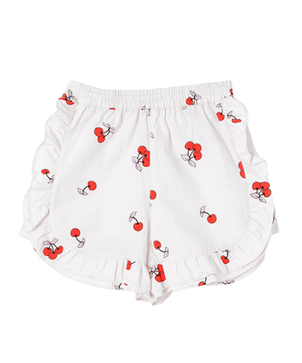 BE MY CHERRY FRILL SHORTS