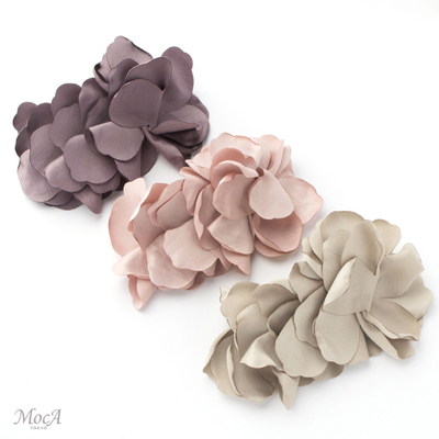 MocA-Tokyo（モカトーキョー） シルクフリルフラワーバレッタ