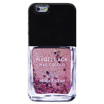 iPhone6S iPhone6 グリッターケース ネイルボトル風