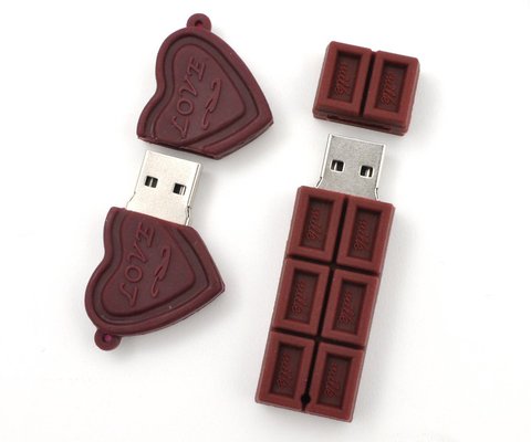 PLATA おもしろ USB メモリ 8GB 【 板チョコ 】 バレンタイン プレゼント に ギフトボックス 付属 ! 