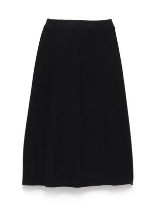 カシミヤ混ニットAラインスカート
