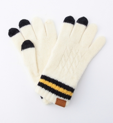 INFIELDER DESIGN×BEAMS / 別注 ケーブル編 グローブ（タッチパネル対応）
