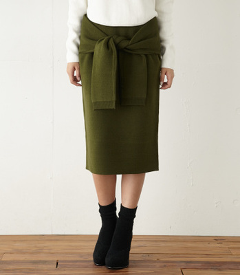 SLY DOUBLE FACE WAIST TIE HG SK-S