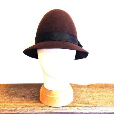 ラビットファーフェルト　とんがり帽