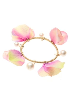 passage mignon/flaneur（パサージュミニョンフラヌール）花びら×パールビジューヘアゴム