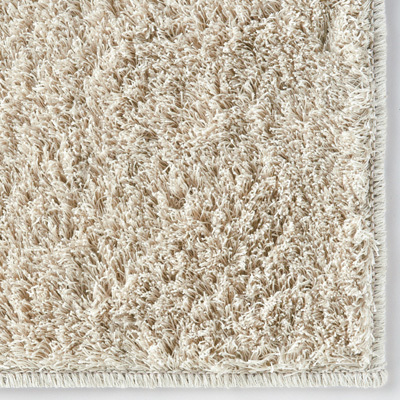 無印良品　綿麻カットパイルラグ／生成　140×200cm