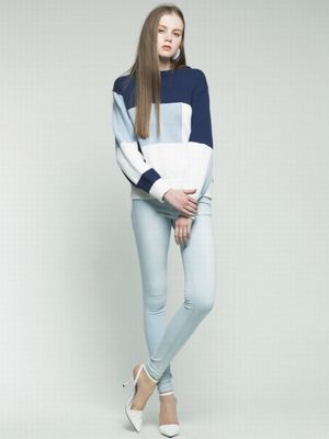 BLOCK DENIMニットトップス