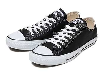 レザー オールスター オックス BLACK