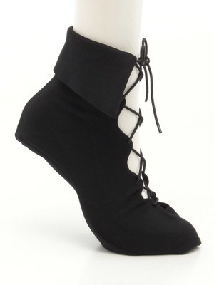 ERIMAKI SOX Lace-up collar short