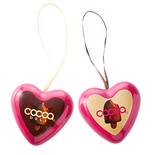 ココアデリ　ミニロリー　ハートティン