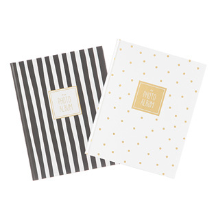 PRAZA（プラザ）シック　アルバム（ドット・ストライプ柄）