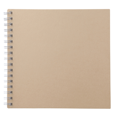 無印良品　台紙に書きこめる　ダブルリングアルバム