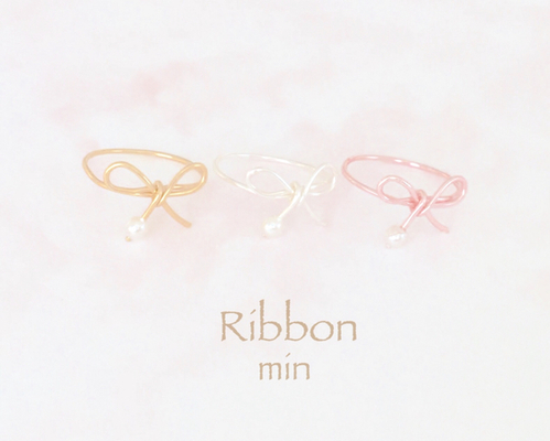 Ribbonリボンワイヤーリング