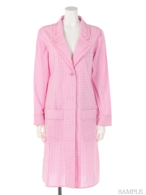 GINGHAM CHECK GOWN