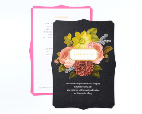 結婚式招待状（手作りキット）レディボタニカル