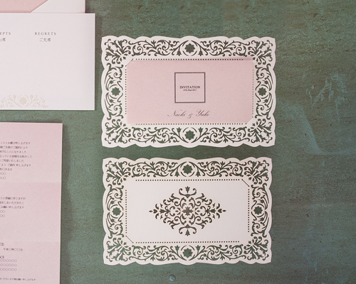 結婚式招待状（手作りキット）