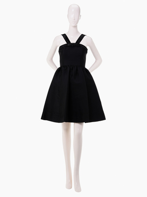 SHOW YOUR TRUE COLORS PAVE TRIM FIT AND FLARE DRESS