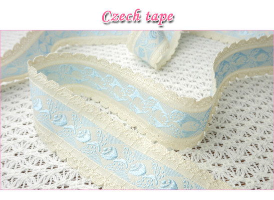 チェコのチロリアンテープ（チューリップ） 1m切り売り