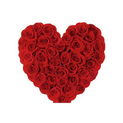 花束　ハート　赤　ム　DM17ム