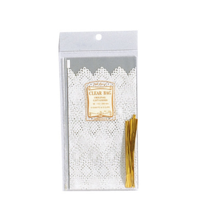 ベルベ　クリアバッグS　レース　巾110×丈200