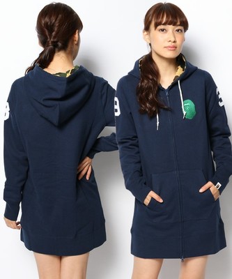LARGE APE HEAD ZIP HOODIE DRESS