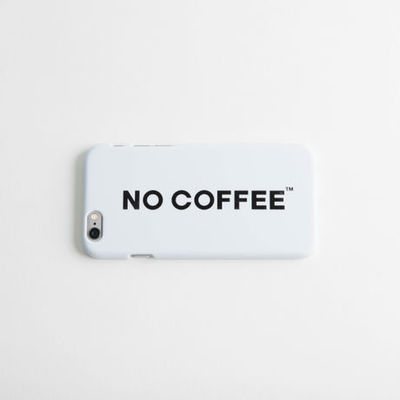 NO COFFEE iPhone6用ケース（ホワイト）