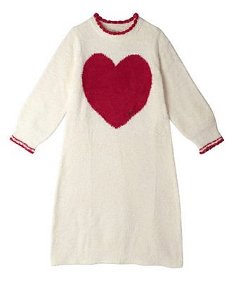 ビックハート×もこもこニット