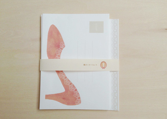 靴のレターセット