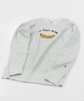◇CHAMPION*Mark McNairy*417別注 HOT DOG スウェット