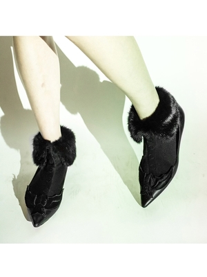 ERIMAKI SOX Fur collar
