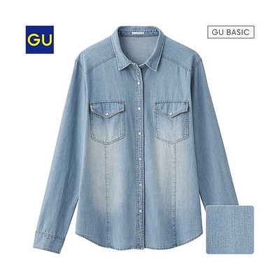 GU デニムシャツ