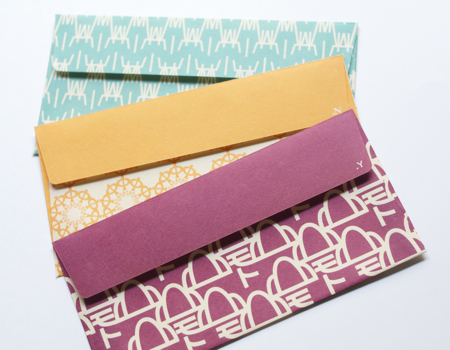 苗字封筒 ヤマモト ナカムラ コバヤシ