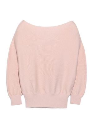 ボートネックニットプルオーバー