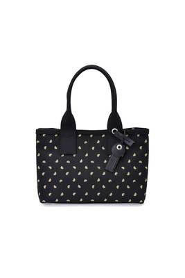Embroidered Fruit Canvas Tote