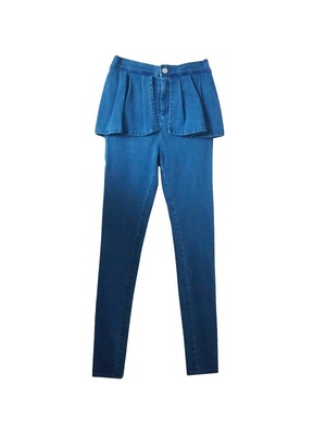 peplum skinnypants