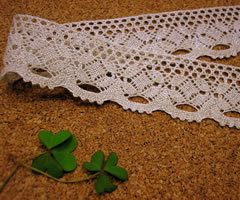 白レースリボン