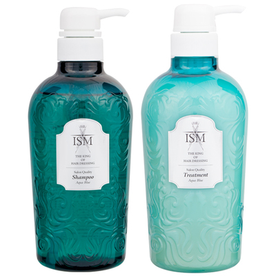 ISM サロンクオリティー　シャンプー トリートメント 2本セット アクアブルー(600mL)