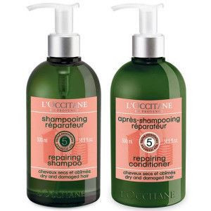 L'OCCITANE(ロクシタン) ファイブハーブス リペアリングシャンプー 500ml+リペアリングコンディショナー 500ml