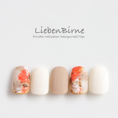 再販×4★stylishなピーコックネイル