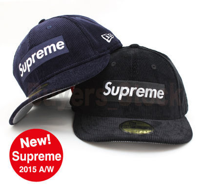 Supreme Corduroy Box Logo New Era 