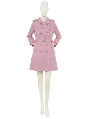 CREME DE LA CREME BELTED TRENCH COAT