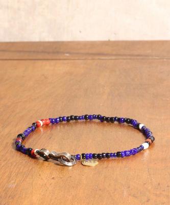 NICKEL10c HOOK BEADS ANKLET